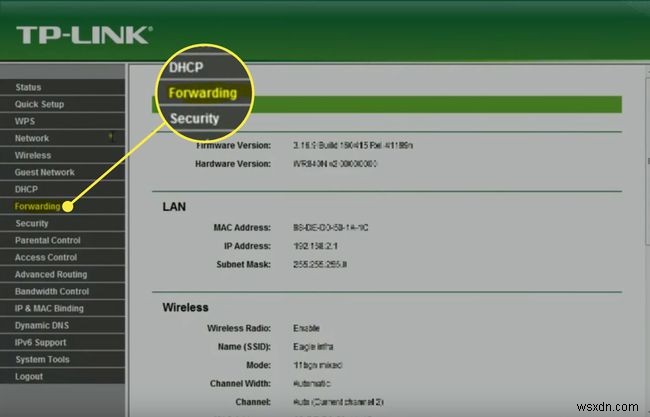 ルーターのポートを転送する方法 