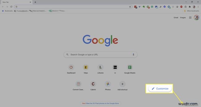 GoogleChromeで新しいタブのショートカットを削除する方法 