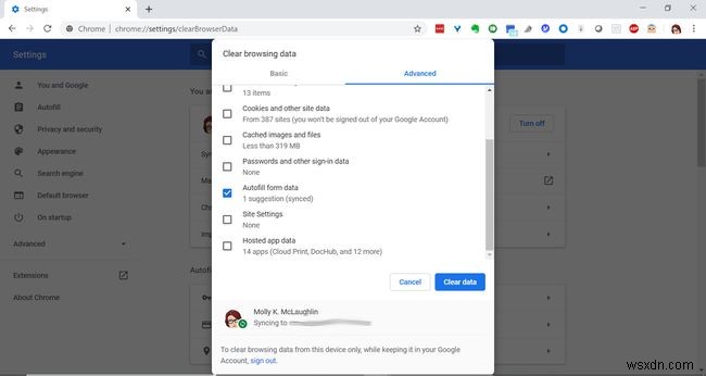 Chromeのオートフィル設定を管理する方法 