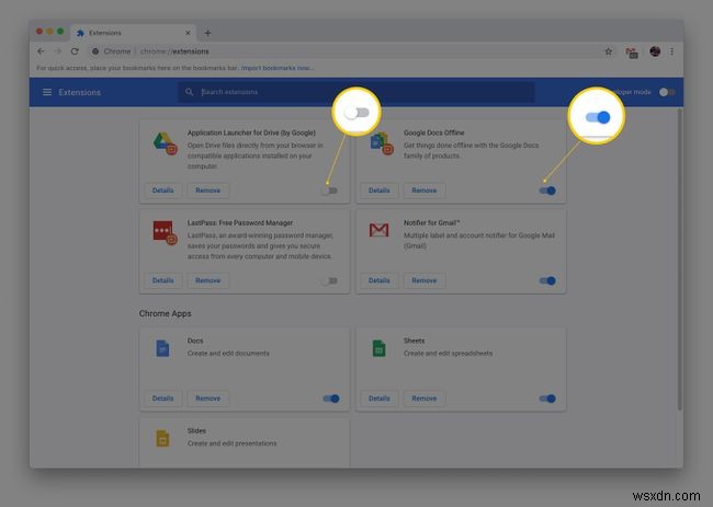 GoogleChromeで拡張機能とプラグインを無効にする方法 