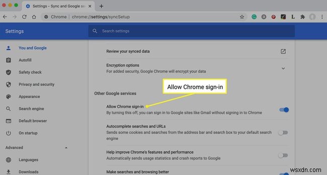 Chromeからサインアウトする方法 