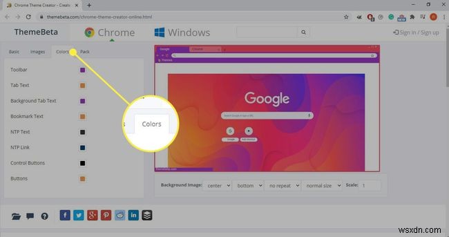 GoogleChromeテーマを作成する方法 