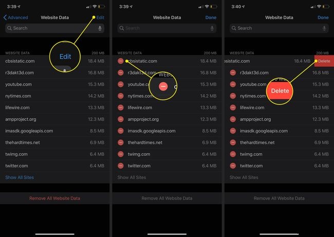 iPhoneで履歴と閲覧データを管理する方法 