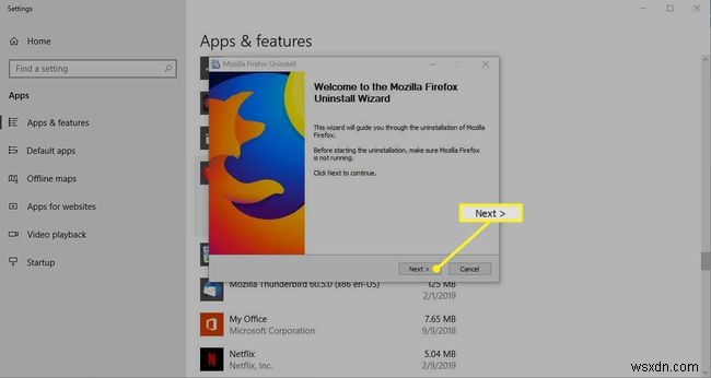 Firefoxをアンインストールする方法 