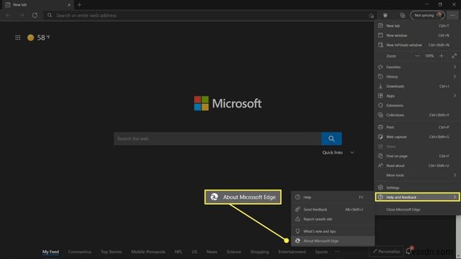 MicrosoftEdgeを更新する方法 