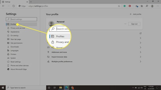 MicrosoftEdgeのオートフィル設定を管理する方法 