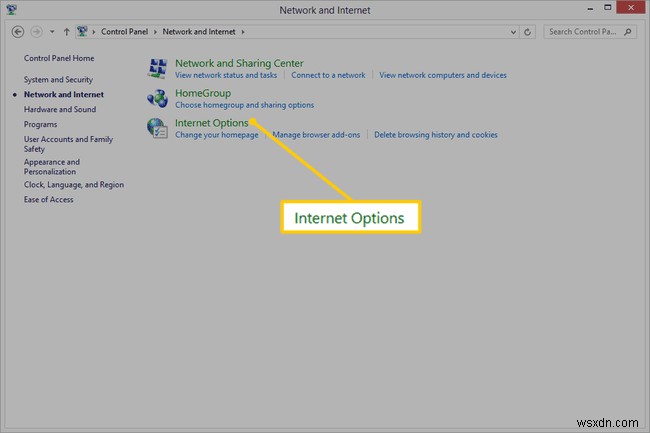 InternetExplorerの一時的なインターネットファイルの場所 