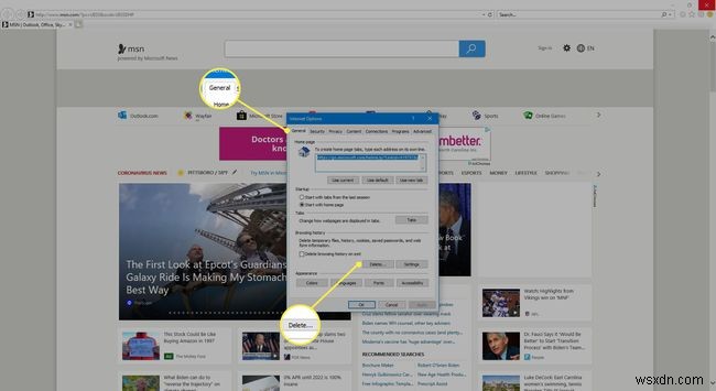 IE11で閲覧履歴やその他のプライベートデータを管理する方法 