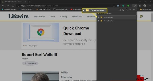 MicrosoftEdgeのお気に入りにWebページを追加する方法 