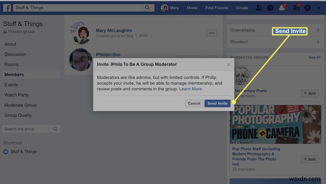 Facebookグループに管理者を追加する方法 