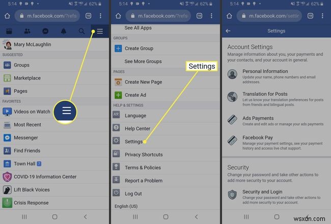 AndroidでFacebookアカウントを削除する方法 