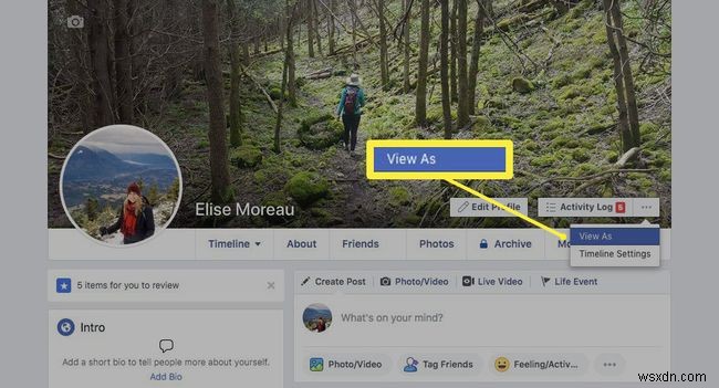 Facebookプロフィールを公開として表示する方法 