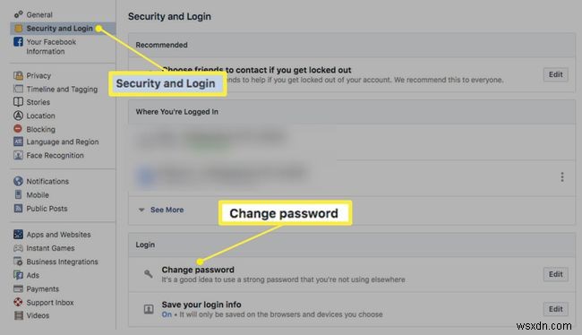 Facebookのパスワードを変更する方法 