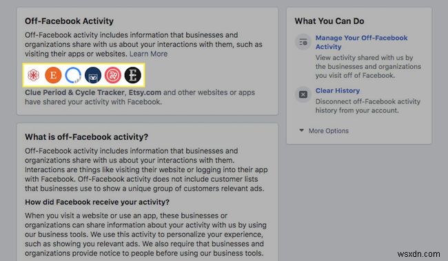 Facebook以外のアクティビティツールを使用してプライバシーを保護する方法 