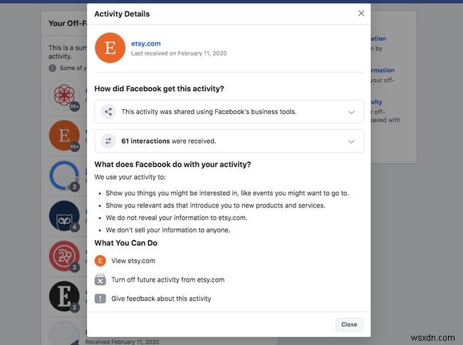 Facebook以外のアクティビティツールを使用してプライバシーを保護する方法 