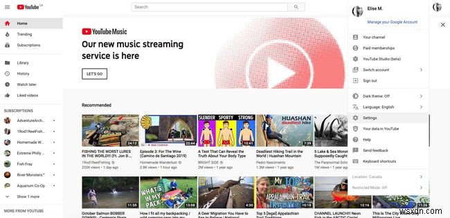 YouTubeアカウントを削除する方法 