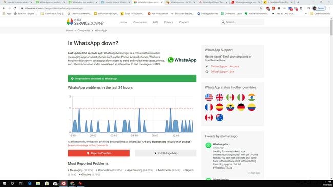 WhatsAppは今ダウンしていますか...それともあなただけですか？ 