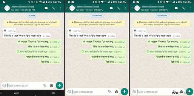 WhatsAppチェックマークを使用してメッセージを追跡する方法 