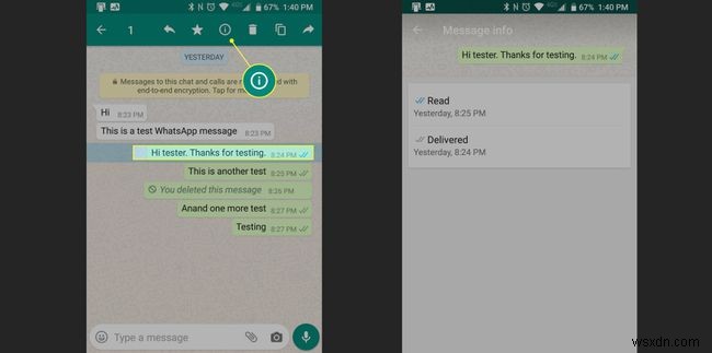 WhatsAppチェックマークを使用してメッセージを追跡する方法 