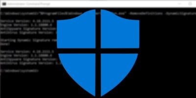 コマンドプロンプトからWindowsDefenderを使用する方法 