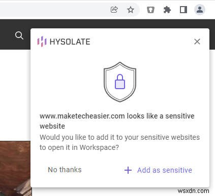 Hysolate：隔離された環境でアプリを実行して自分自身を保護する 