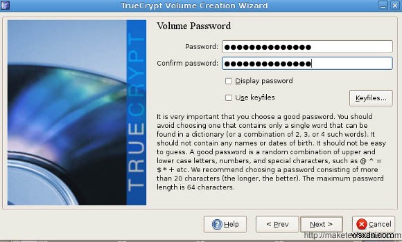 TrueCrypt：データを簡単に暗号化する 