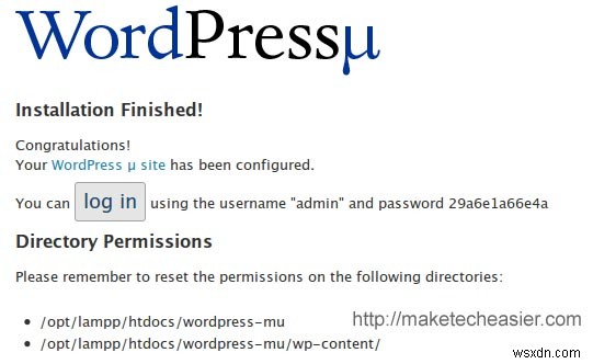 WindowsローカルホストにWordPressMUをインストールする方法（XAMPPを使用） 