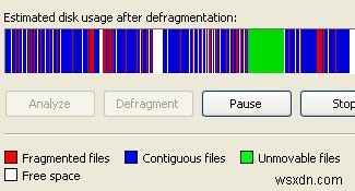 PageDefragを使用してシステムファイルをデフラグする 