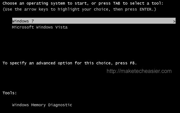 WindowsVistaとWindows7をデュアルブートする方法 