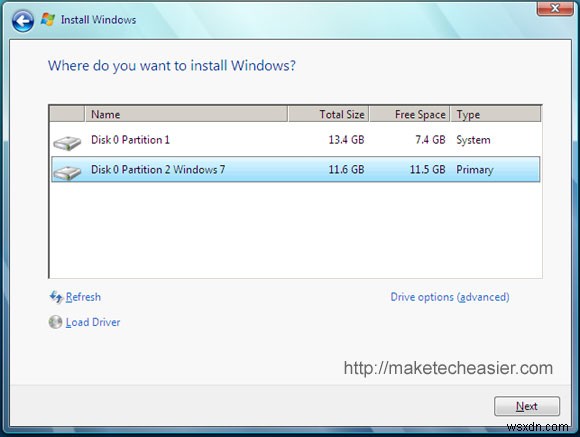 WindowsVistaとWindows7をデュアルブートする方法 