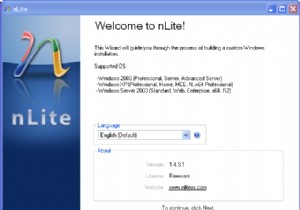 nLiteでWindowsインストールCDをカスタマイズする方法【XP/Vista対応】