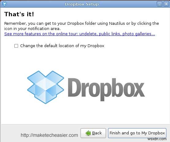 Dropbox：デスクトップからファイルをバックアップおよび同期します 