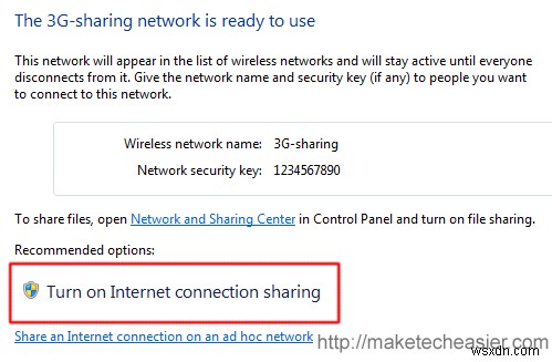 Windows7で3Gワイヤレス接続を共有する方法 