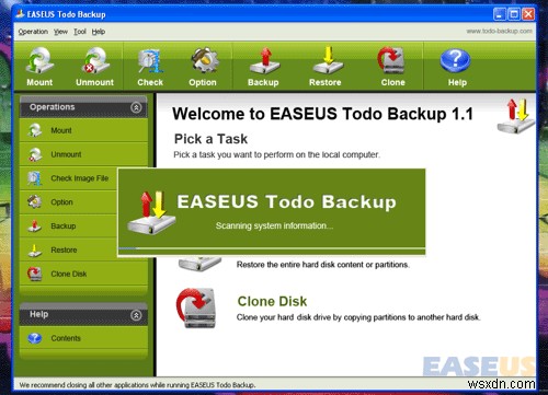 EaseusTodoBackupを使用してWindowsを簡単にバックアップ 