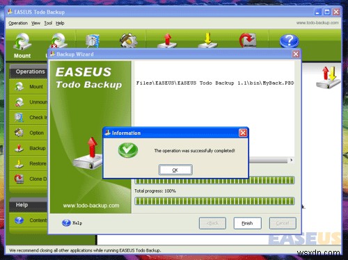EaseusTodoBackupを使用してWindowsを簡単にバックアップ 