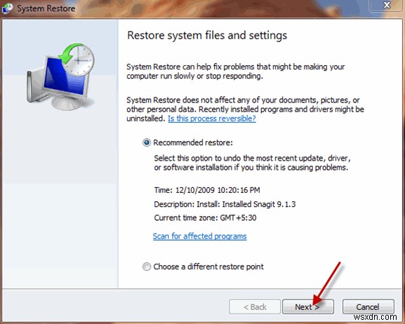 Windows 7/Vistaでハードドライブをバックアップおよび復元する 