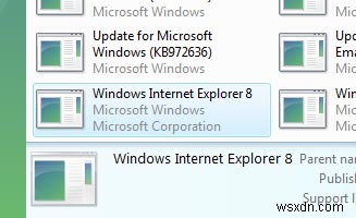 WindowsVistaでInternetExplorer8をアンインストールする方法 