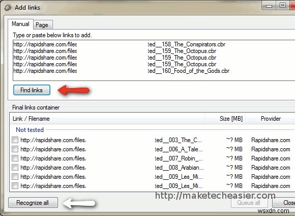 MDownloader：ファイル共有サービスからのファイルのダウンロードが簡単 