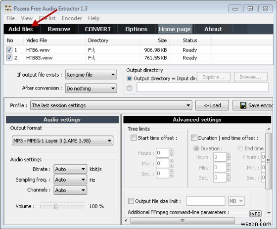 PazeraAudioExtractorを使用してビデオファイルからオーディオを抽出する方法 