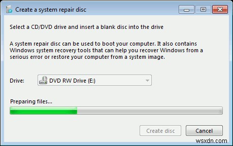 Windows7でシステム修復ディスクを作成する方法 
