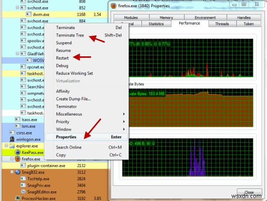 プロセスハッカー：Windowsタスクマネージャーのより良い代替手段 