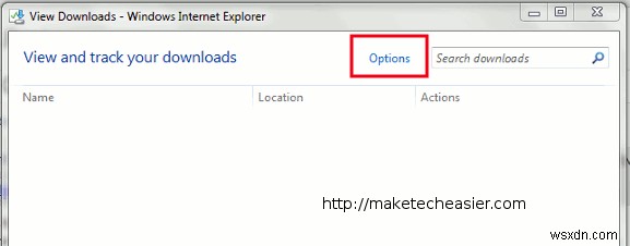 IE9でデフォルトのダウンロード場所を変更する方法[クイックヒント] 