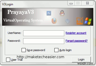 PrayayaはWindowsOSを仮想化し、ポータブルにします