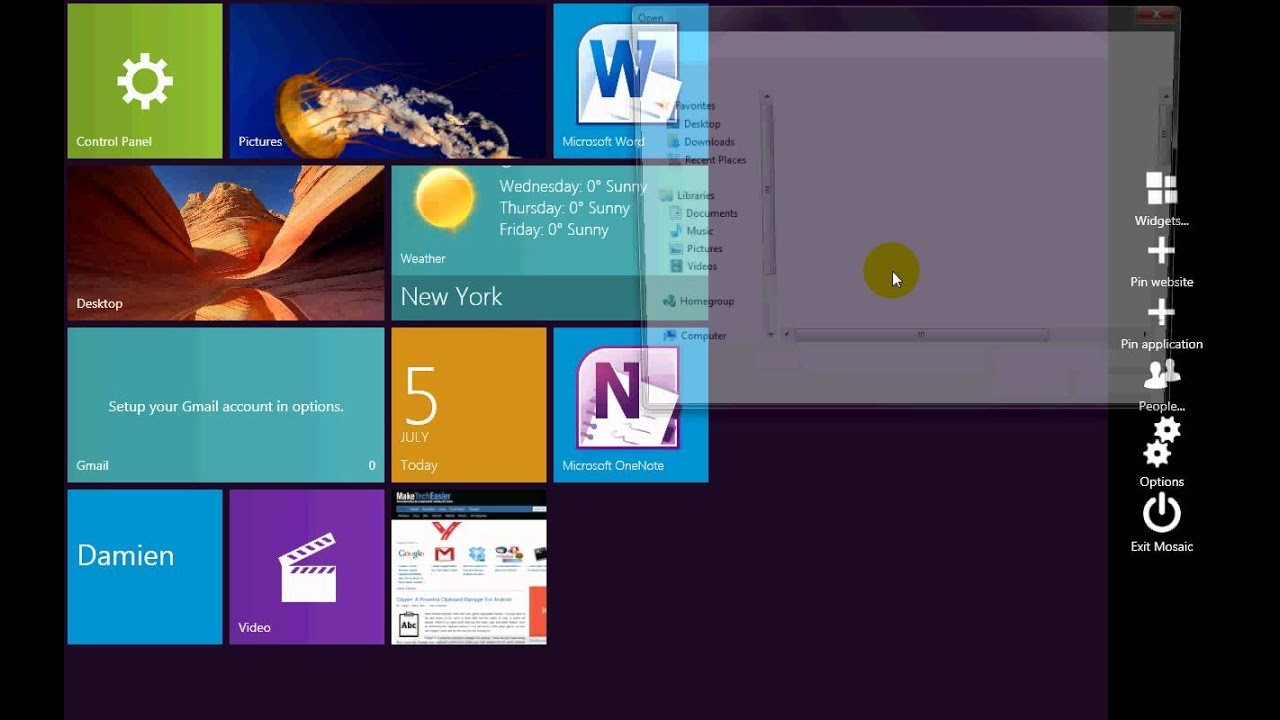 Windows7をWindows8のそっくりさんに変える方法 