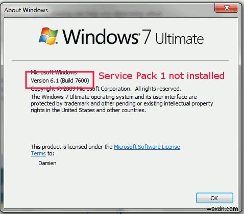 Windows 7 ServicePack1について知っておくべきこと 