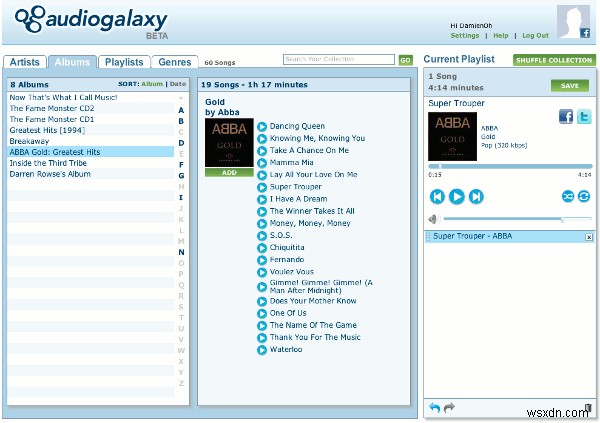 AudioGalaxy：AndroidとiOSに音楽をストリーミングする最も簡単な方法 