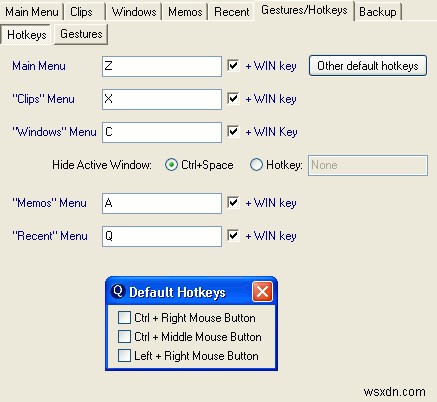 QuickCliqで生産性への道を右クリック 