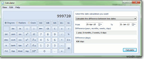 おそらく知らなかったWindows7の電卓に関すること 