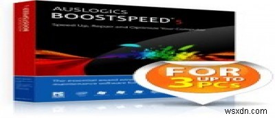 AuslogicsBoostSpeed5はWindowsPCを高速化します 