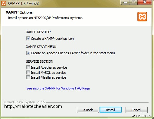 XAMPP：WindowsにWebサーバーを簡単にインストールする 